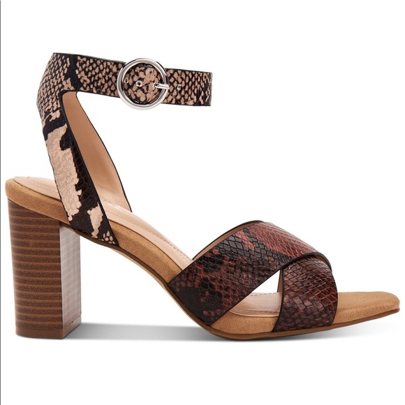 Alfani Snakeskin Heels Size 6.5 - Picture 3 of 9